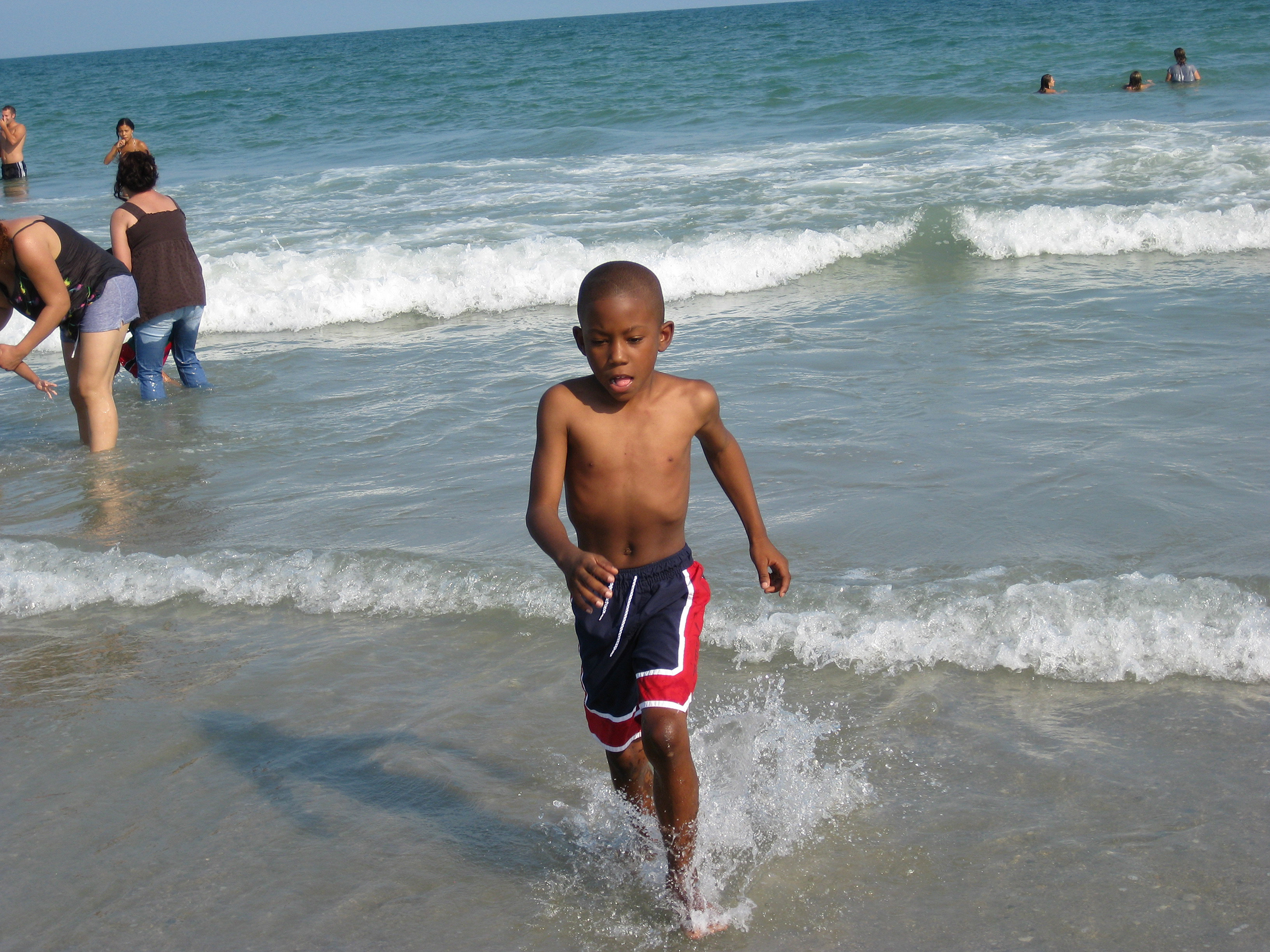 Ky'Ree at the beach